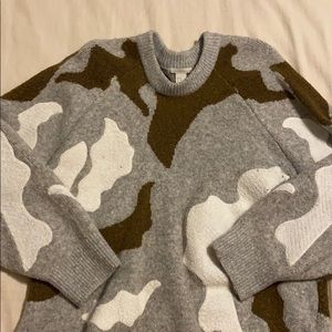 Camo sweater